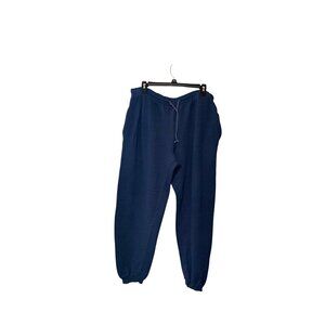 Vintage Pro Spirit Mens Size M Pull On Pants Jogger Track Sweatpants Blue Active